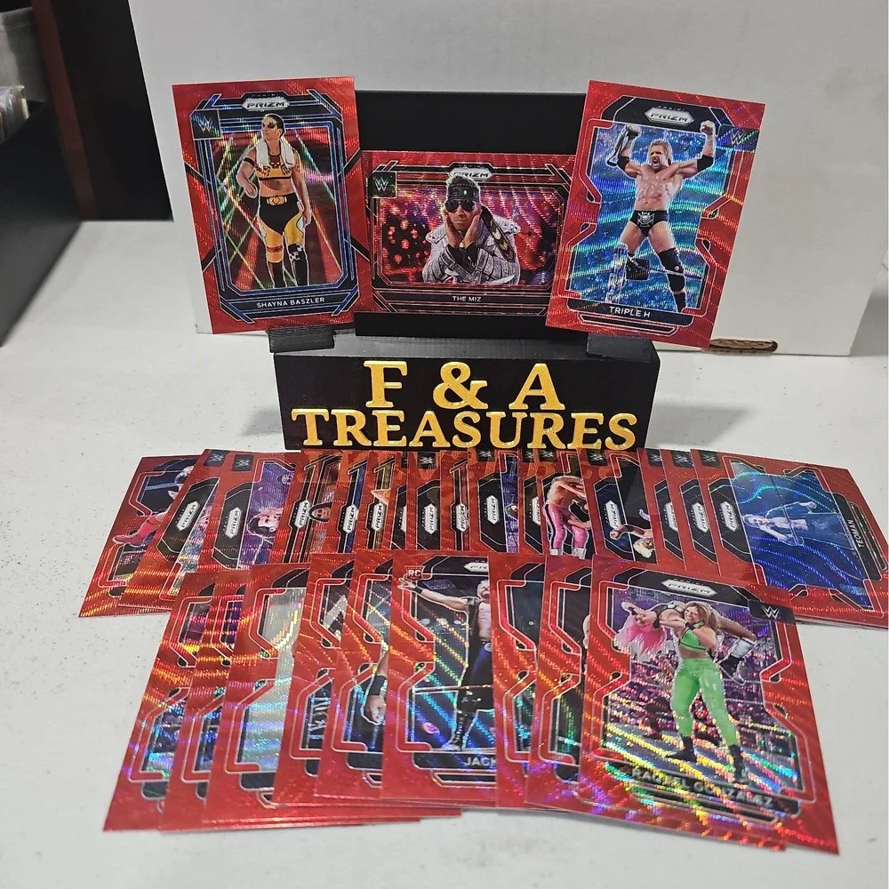 Lot Of 28 2022 Panini Prizm WWE Of Ruby Wave Prizm No Dupes